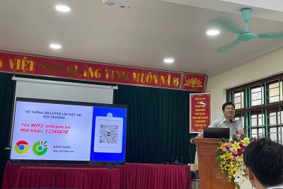 TRƯỜNG THPT LÊ HOÀN TỔ CHỨC TẬP HUẤN ỨNG DỤNG NỀN TẢNG GIÁO DỤC SỐ ONLUYEN.VN TRONG DẠY HỌC VÀ KIỂM TRA ĐÁNH GIÁ