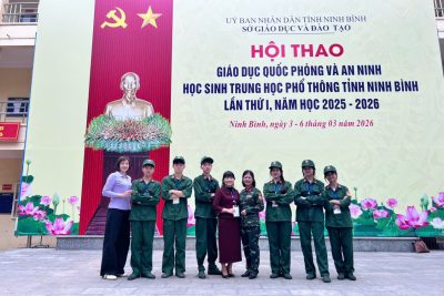 ĐOÀN HỌC SINH TRƯỜNG THPT LÊ HOÀN ĐẠT THÀNH TÍCH CAO TRONG HỘI THAO QUỐC PHÒNG – AN NINH HỌC SINH THPT TỈNH NINH BÌNH NĂM HỌC 2025 – 2026